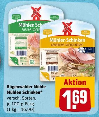 REWE Rügenwalder mühle mühlen schinken Angebot