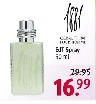 Rossmann Cerruti 1881 edt spray Angebot