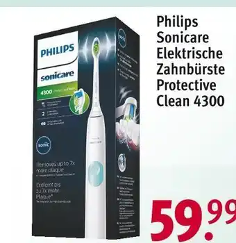 Rossmann Philips sonicare elektrische zahnbürste protective clean 4300 Angebot