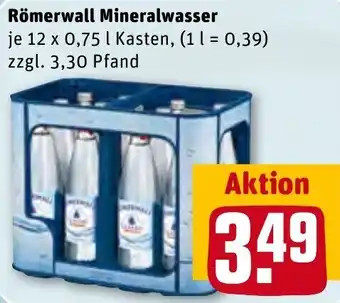 REWE Center Römerwall Mineralwasser 12x0,75 L Angebot