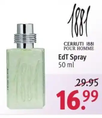 Rossmann Cerruti 1881 Pour Homme edt Spray 50ml Angebot