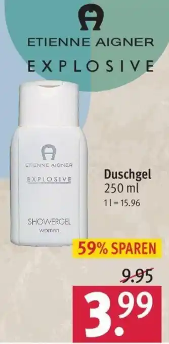 Rossmann Aigner Explosive Duschgel 250ml Angebot