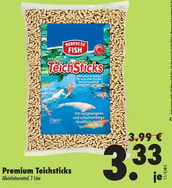 Mäc Geiz Premium Teichsticks Alleinfuttermittel, 7 Liter Angebot