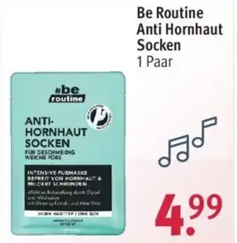 Rossmann Be Routine Anti Hornhaut Socken 1 Paar Angebot