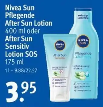 Rossmann Nivea Sun Pflegende After Sun 400/175ml Angebot