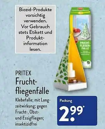 Aldi Nord Pritex Fruchtfliegenfalle Angebot