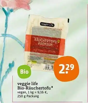 tegut Veggie Life Bio-räuchertofu Angebot