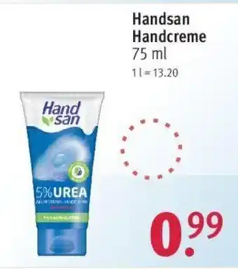 Rossmann Handsan Handcreme 75ml Angebot