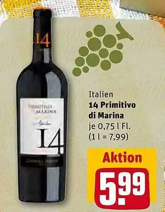 REWE Kaufpark 14 Primitivo Di Marina Angebot