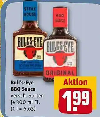 REWE Kaufpark Bull's Eye Bbq Sauce Angebot