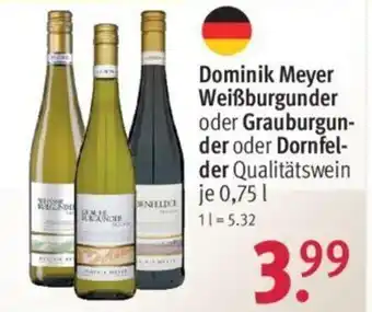 Rossmann Dominik Meyer Weissburgunder / Grauburgunder / Dornfelder 750ml Angebot