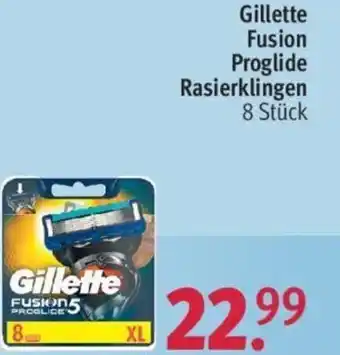 Rossmann Gillete Fusion Proglide Rasierklingen 8 Stück Angebot