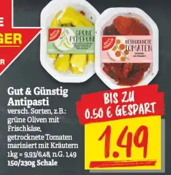 NP Discount Gut & Günstig Antipasti 150/230g Schale Angebot