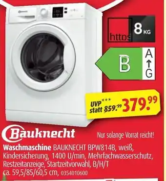 ROLLER Bauknecht Waschmaschine Angebot