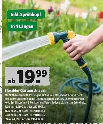 Hagebau Flexibler Gartenschlauch Angebot