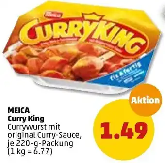 PENNY Meica Curry King 220 g Packung Angebot