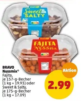 PENNY Bravo Nussmix 157/175 g Becher Angebot