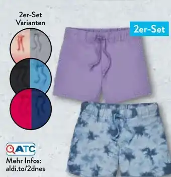 Aldi Nord Damen Beach-Shorts 2er-Set Angebot