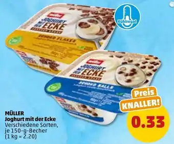 PENNY Müller Joghurt mit der Ecke 150 g Becher Angebot