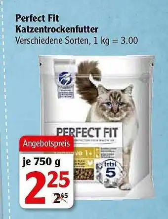 Globus Perfect Fit Katzentrockenfutter Angebot