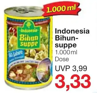 Jawoll Indonesia Bihunsuppe 1000 ml Dose Angebot