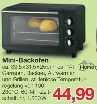 Jawoll Mini Backofen Angebot