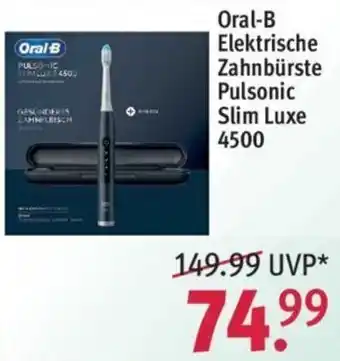 Rossmann Oral-B Elektrische Zahnbürste Pulsonic Slim Luxe 4500 Angebot