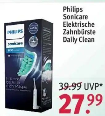 Rossmann Philips Sonicare Elektrische Zahnbürste Daily Clean Angebot