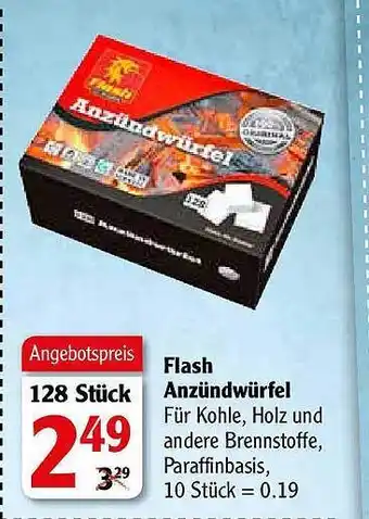 Globus Flash Anzündwürfel Angebot