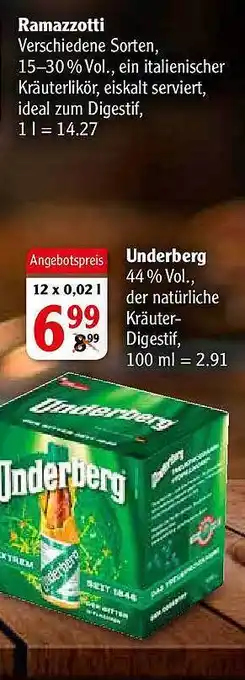 Globus Underberg Angebot