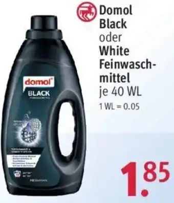 Rossmann Domol Black oder White Feinwaschmittel Angebot