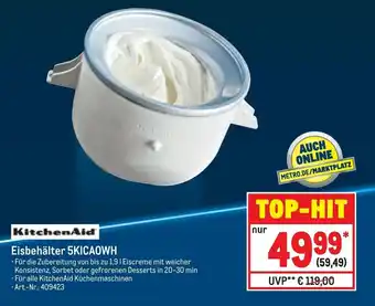 METRO KitchenAid Eisbehalter | 5KICA0WH Angebot