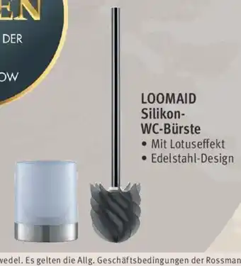 Rossmann Loomaid Silikon WC Bürste Angebot