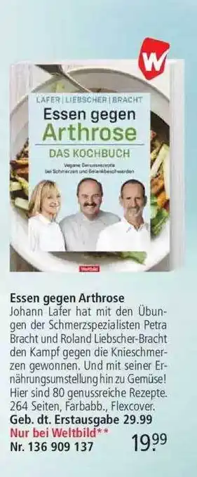 Weltbild Essen Gegen Arthrose Angebot