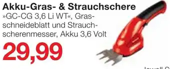 Jawoll Einhell Akku Gras & Strauchschere ,,GC-CG 3,6 Li WT" Angebot