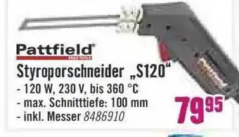 Hornbach Pattfield Styroporschneider S120 Angebot