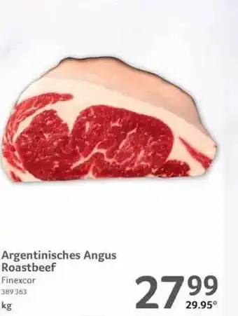 Selgros Argentinisches Angus Roastbeef Angebot