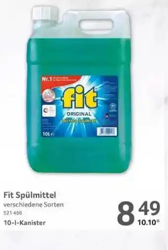 Selgros Fit Spülmittel Angebot