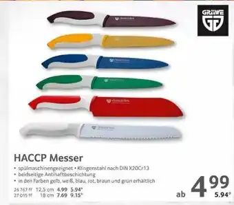 Selgros Haccp Messer Gräwe Angebot