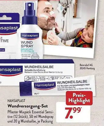 Aldi Süd Hansaplast Wundversorgung-set Angebot