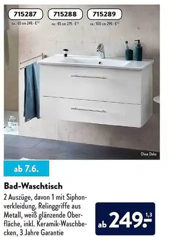 Aldi Nord Bad-waschtisch Angebot