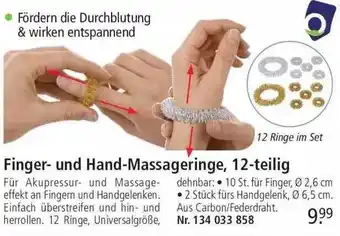 Weltbild Orbisana Finger- Und Hand-massageringe, 12tlg Angebot