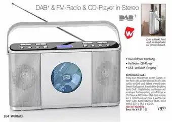 Weltbild Dab+ & Fm-radio & Cd-player In Stereo Angebot