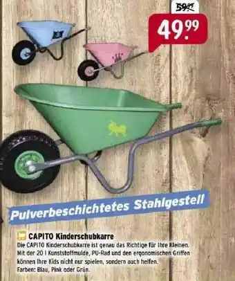 Raiffeisen Markt Capito Kinderschubkarre Angebot