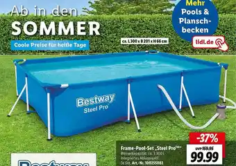 Lidl Frame-pool-set „steel Pro“ Bestway Angebot