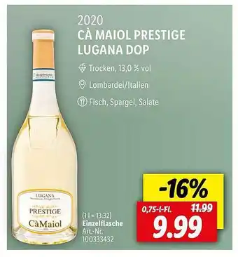 Lidl 2020 Cà Maiol Prestige Lugana Dop Angebot