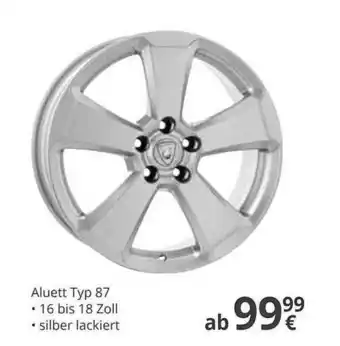 A.T.U. Aluett Typ 87 Angebot