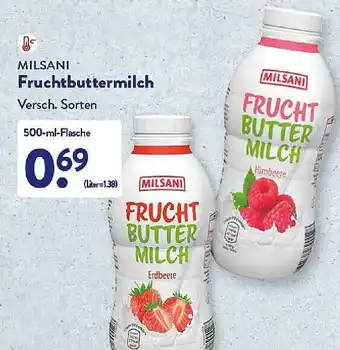 Aldi Nord Milsani Fruchtbuttermilch Angebot