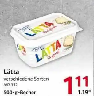 Selgros Lätta Angebot