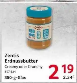 Selgros Zentis Erdnussbutter Angebot